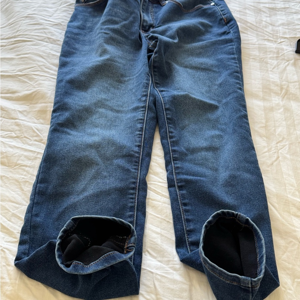 Tahari Women's Blue Straight leg Jeans size 6/28 - Picture 10 of 12